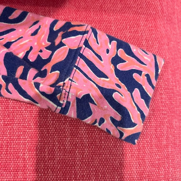 Lilly Pulitzer XXS Popover Coral Reef Skipper Full Zip - Picture 5 of 8